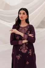 Load image into Gallery viewer, Mulberry 2PC-Cotton Stuff Embroidered Stitched Outfit
