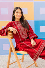 Load image into Gallery viewer, Arushi Red 2Pc - Embroidered Dress
