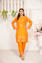 Load image into Gallery viewer, Feroza Mustard 2Pc - Embroidered Dress
